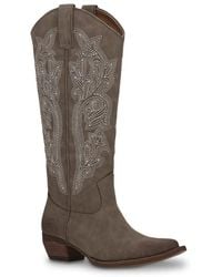 Frye & Co. - Irlene Tall Deco Stitch Western Boot - Lyst