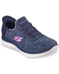 Skechers - Slip-ins- Summits - Dazzling Haze Wide Width Casual Sneakers From Finish Line - Lyst