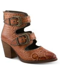 L'ARTISTE - Notched Bootie - Lyst