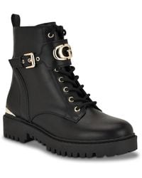 Guess - Olanna Combat Boot - Lyst