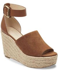 marc fisher ltd allison perforated espadrille platform sandal