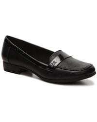 anne klein loafers black