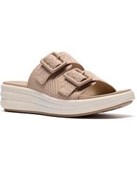 Clarks - Cloudstepper Drift Faye Wedge Sandal - Lyst