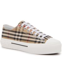 Burberry - Jack Check Platform Sneaker - Lyst