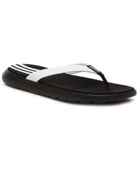 adidas memory foam flip flops womens