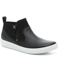 ecco black high tops