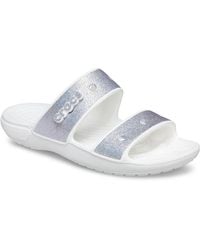 Crocs™ - Classic Glitter 2 Slide Sandal - Lyst