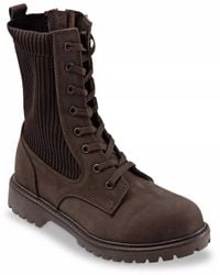 BUENO - Stella Combat Boot - Lyst