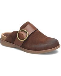 sofft leather clogs