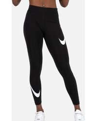 nike leggings with swoosh on leg