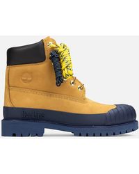 timberland rubber toe winter boots