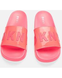dkny slides pink