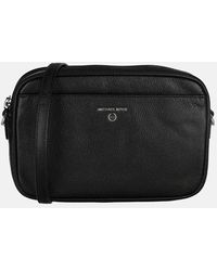 Michael Kors - Jetset Charm Camerabag Crossbody Tas Black/silver - Lyst