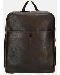 Pylos 59 - Sarda Rugzak Dark Brown - Lyst