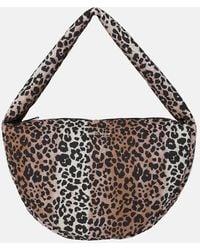 Studio Noos - Soft Cotton Crossbody Tas Hazel Leopard - Lyst