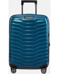 Samsonite Proxis Expandable Handbagage Spinner 55 Cm Petrol Blue - Blauw