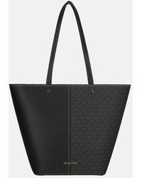 Michael Kors - Flora Shopper L Black - Lyst