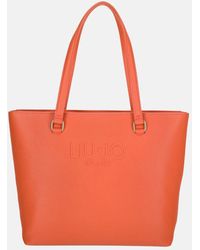 Liu Jo - Tote Shopper M Pumpkin - Lyst