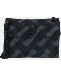 Kurt Geiger - Kensington Crossbody Tas Mini Dark Denim - Lyst