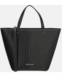 Michael Kors - Flora Shopper M Black - Lyst