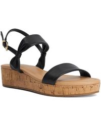 Dune - Laliz Leather Flatform Sandal - Lyst