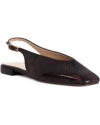 Dune - Heartbeat Leather Slingback Ballet Flats - Lyst