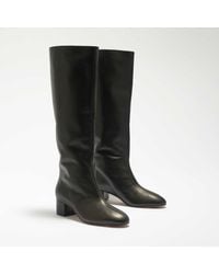 Dune - Stunned Block-Heel Knee-High Boots - Lyst