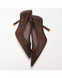 Dune - Brivelle Mesh Embellished Court Shoes - Lyst