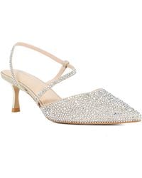 Dune - Wf Charmed Embellished Open Court Shoes - Lyst