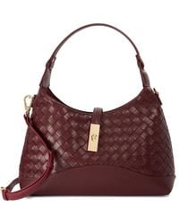 Dune - Dorset Woven Turn Lock Shoulder Bag - Lyst