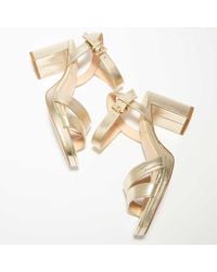 Dune - Manifesting Block Heel Sandals - Lyst