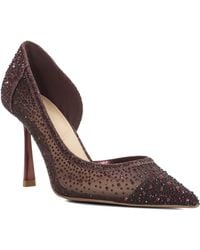 Dune - Cristelle Mesh Embellished Court Shoes - Lyst