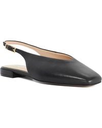 Dune - Heartbeat Leather Slingback Ballet Flats - Lyst