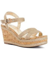 Dune - Kipling Cork Wedge Sandals - Lyst