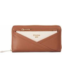 Dune - Kelbey Crossover Detail Zip Around Purse - Lyst