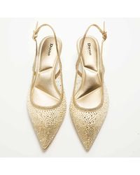 Dune - Cirelle Embellished Slingback Court Shoes - Lyst