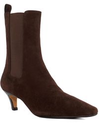 Dune - Odele Chiselled Toe Kitten Heel Chelsea Ankle Boots - Lyst