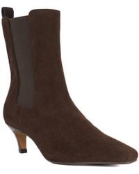 Dune - Wf Odele Wide Fit Chisel Toe Kitten Heel Chelsea Ankle Boo - Lyst