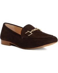 Dune - Glair Leather Snaffle Trim Loafers - Lyst