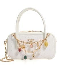 Dune - Song Charm Chain Bag Top Handle Bag - Lyst