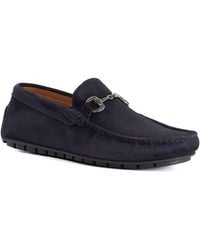 Dune - Brackon Snaffle Trim Suede Loafers - Lyst