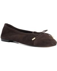Dune - Haliah Patent Toe Cap Ballet Flats - Lyst