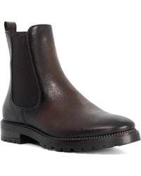 Dune - Poema Cleated Sole Chelsea Ankle Boots - Lyst