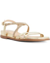 Dune - Lexia Flat Strappy Sandals - Lyst