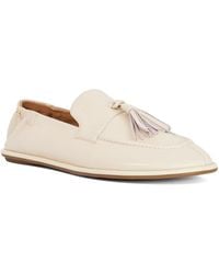 Dune - Grounding Suede Round Toe Tassel Loafers - Lyst