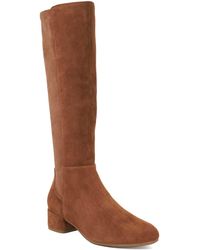 Dune - Tayla Stretch Knee-High Boots - Lyst