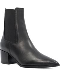 Dune - Pimo Block-Heel Ankle Boots - Lyst
