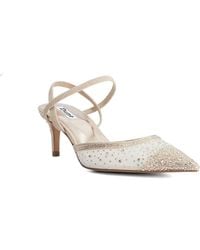 Dune - Charismatic Mesh Diamante Slingback Shoes - Lyst
