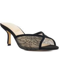 Dune - Monarchs Open-Toe Heeled Mules - Lyst