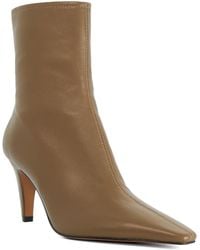 Dune - Overt Leather Heeled Ankle Boots - Lyst
